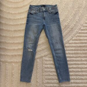 Zara Mid-Rise Blue Skinny Denim Jeans Women’s Size 4